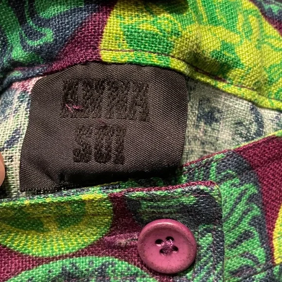 Ana Sui romper silk & linen - Picture 5 of 5